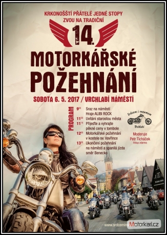 Vrchlabi motopozehnani 2017